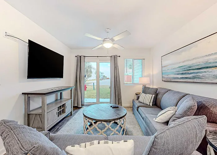 Coastal With Open Layout Nautical Theme Smart Tvs Access & Ac